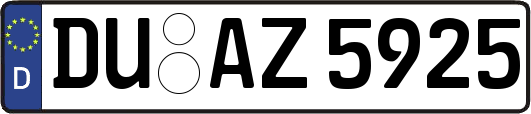 DU-AZ5925