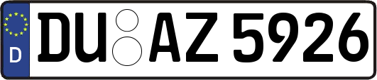 DU-AZ5926