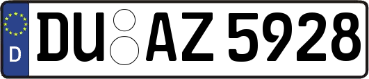 DU-AZ5928