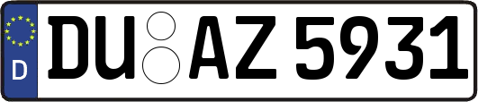 DU-AZ5931