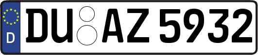 DU-AZ5932
