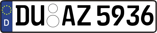 DU-AZ5936