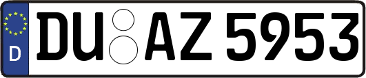 DU-AZ5953