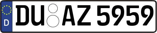DU-AZ5959