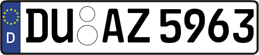DU-AZ5963