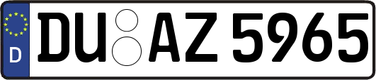 DU-AZ5965