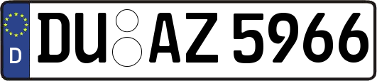 DU-AZ5966