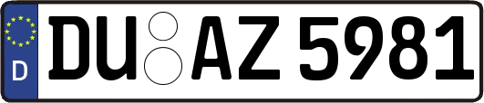 DU-AZ5981