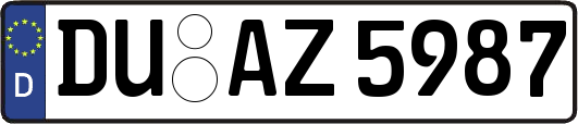 DU-AZ5987