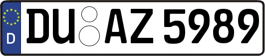 DU-AZ5989