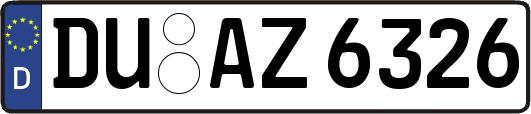 DU-AZ6326