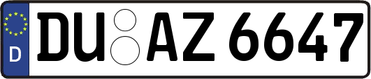 DU-AZ6647