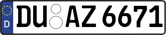 DU-AZ6671