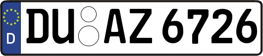 DU-AZ6726