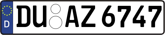 DU-AZ6747