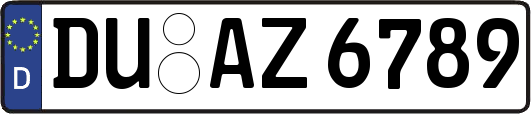 DU-AZ6789