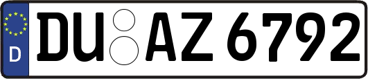 DU-AZ6792