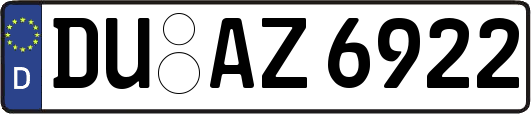 DU-AZ6922