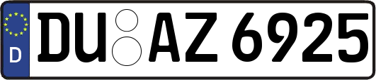 DU-AZ6925