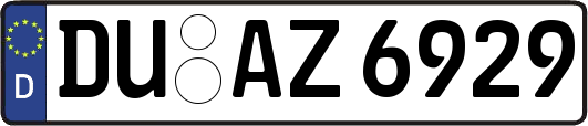 DU-AZ6929