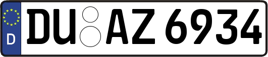 DU-AZ6934