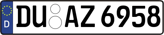 DU-AZ6958
