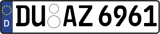 DU-AZ6961