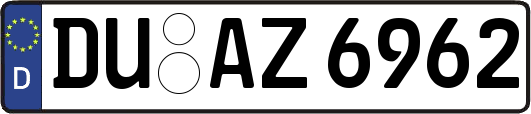 DU-AZ6962