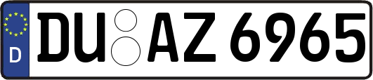 DU-AZ6965