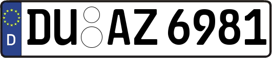 DU-AZ6981