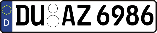 DU-AZ6986