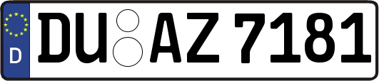 DU-AZ7181