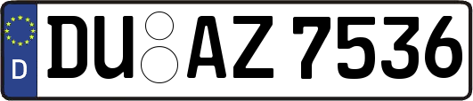 DU-AZ7536