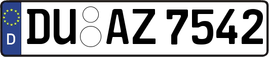 DU-AZ7542