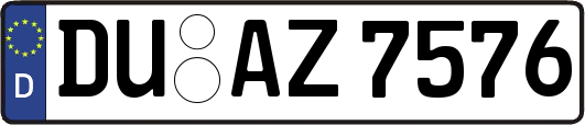 DU-AZ7576