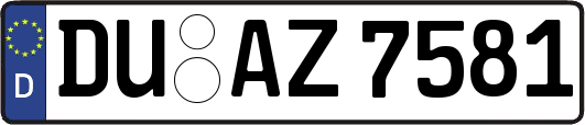 DU-AZ7581
