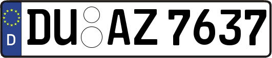DU-AZ7637