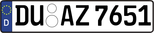 DU-AZ7651