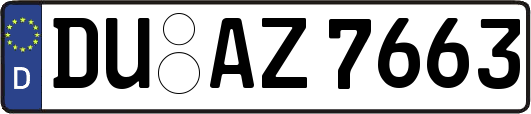DU-AZ7663