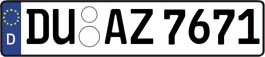 DU-AZ7671
