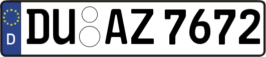 DU-AZ7672
