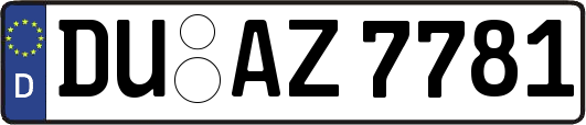 DU-AZ7781