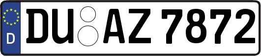 DU-AZ7872