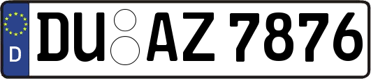 DU-AZ7876