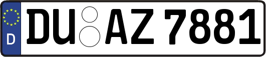 DU-AZ7881