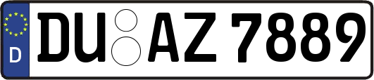 DU-AZ7889
