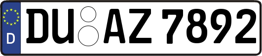 DU-AZ7892