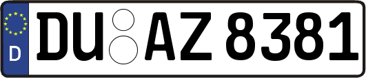 DU-AZ8381