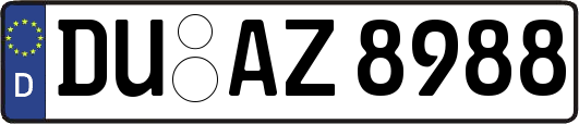 DU-AZ8988