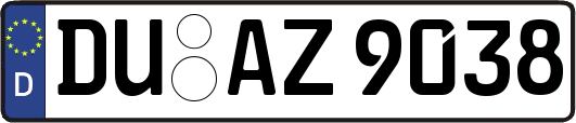 DU-AZ9038